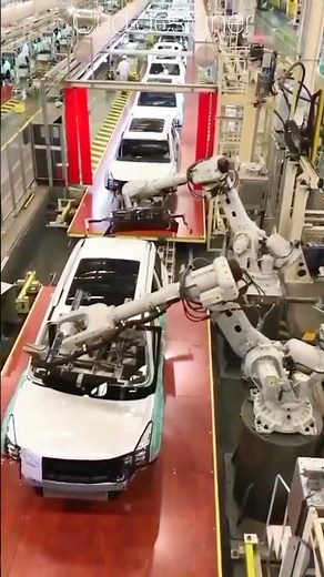 Inside a Modern Car Factory: Advanced Robotics in Action 🚗🤖