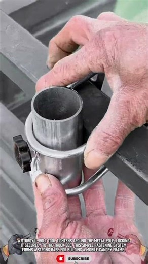 Universal Clamp Holder Tool for Attaching Support Accessories to Tricycles #ToolHolder