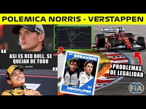 ⚠️BREAKING NEWS💥 NORRIS vs VERSTAPPEN CONTROVERSY😡 WILLIAMS DISQUALIFIED❌ FERRARI REPEATS ITS GRE...