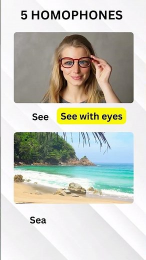 Learn 5 Common Homophones in English | English Vocabulary #englishlanguage