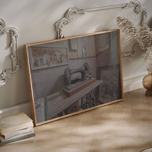 Old Singer Sewing Machine From French Abandoned House || Digital Wall Art || Abandoned Photograph Wall Art || Vintage Wall Art - Etsy