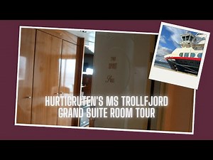 Hurtigruten's MS Trollfjord Grand Suite Room Tour Cabin 781