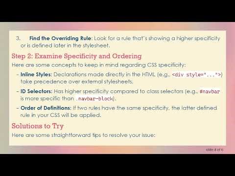 Solving the CSS Inline-Block Issue: Why !important Might Not Be Enough