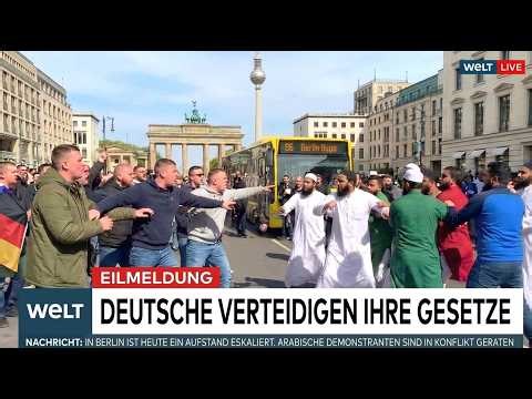 Muslime lernen, sich NICHT mit Deutschen anzulegen!!!