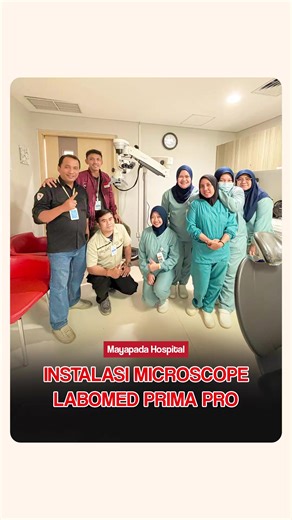 🦷✨ 𝐈𝐧𝐬𝐭𝐚𝐥𝐚𝐬𝐢 𝐌𝐢𝐜𝐫𝐨𝐬𝐜𝐨𝐩𝐞 𝐋𝐚𝐛𝐨𝐦𝐞𝐝 𝐏𝐫𝐢𝐦𝐚 𝐏𝐫𝐨 | 𝐌𝐚𝐲𝐚𝐩𝐚𝐝𝐚 𝐇𝐨𝐬𝐩𝐢𝐭𝐚𝐥 Terima kasih banyak Mayapada Hospital atas kepercayaan yang telah diberikan. Senang dapat menjadi bagian dalam menghadirkan teknologi visual terbaik untuk mendukung presisi dan kualitas perawatan klinis 🙏🏻 Semoga Microscope Labomed Prima Pro ini dapat menunjang praktik agar semakin akurat, optimal, dan profesional ✨ 🔬 𝐈𝐧𝐠𝐚𝐭 𝐌𝐢𝐜𝐫𝐨𝐬𝐜𝐨𝐩𝐞, 𝐈𝐧𝐠𝐚𝐭 𝐑𝐞𝐯𝐨𝐝𝐞𝐧! Tert
