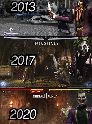 Joker Evolution Combos — Mortal Kombat & Injustice Mix