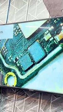 water damage in light problem phone repair #mstraininginstitute #mobilereparingclasses