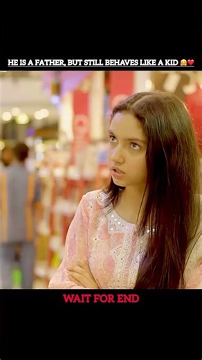 He is a father but behaves like a kid 🤗❤️ #ainaasif #mayiri