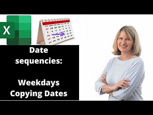 Creating a sequence of numbers or dates in Excel - or copying a series!