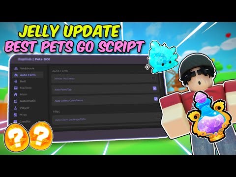 PETS GO Script Pastebin | Jelly Update + Auto Farm + Jelly Egg + Auto Roll and More | Mobile & PC
