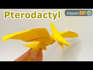 How to Make an Origami Pterodactyl | Easy Origami Tutorial #origami