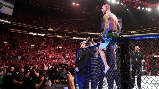 Sean O'Malley celebrates with Boston crowd after epic KO
