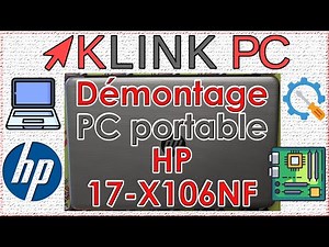 How to disassemble an HP 17-X106NF laptop