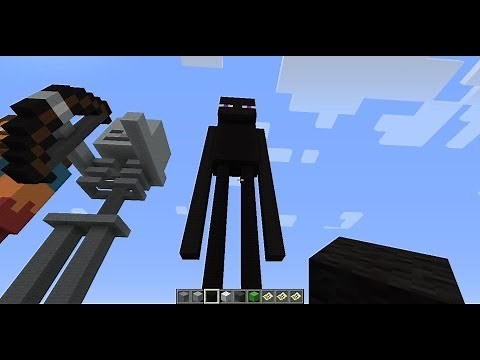 Como hacer un Enderman Pixel Art - Minecraft