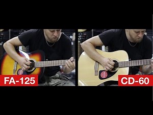 Fender FA-125 vs Fender CD-60 🎸 Guitar PARTY