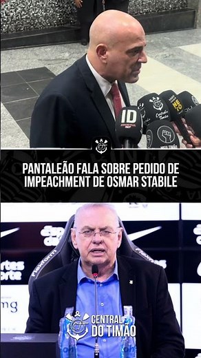 Pantaleão commented on the impeachment request against President Osmar Stabile.