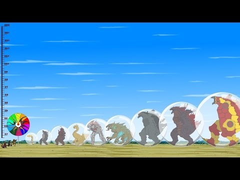 Godzilla & Kong, Python, Shark & Bloop: Epic Tail Size Comparison? | Power Levels Explained35
