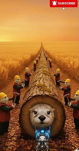 “Cyber Kangaroo in the Golden Fields | Unreal 8K CGI Cinematic | AI Animation”