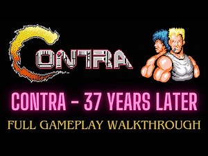 Contra NES Walkthrough 37 Years Later: No Commentary.