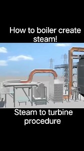 How to boiler Create Steam! Steam to Turbine Procedure. #steam #boiler #turbine #steamturbine #hrsg #generation #viral #reels | Md. Tanvir Ahmed