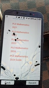 The image displays a list of "PLE Mathematics" resources for th... | Filo