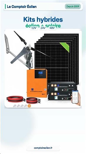 Passez en autonomie avec un kit éolien + solaire !