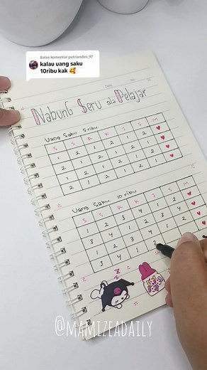 Membalas @putriandini_97 Buat adek-adek yang masih sekolah, boleh dicoba ya. Ayo nabung tiap hari, hari minggu boleh dikosongin karena engga sekolah (ga dapet uang saku 😅) Kalo emang uang sakunya dikit, mending minta mama bawa bekal aja biar lebih hemat dan sehat 🤗🥰 #nabungpelajar #nabunganak #nabung #saving #caranabungseru