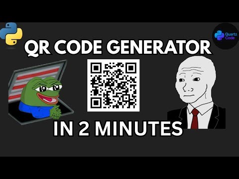 Make a QR Code Generator using Python in 2 Minutes