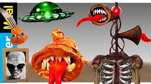 This is a fictional video using CG and ASMR. (It is not real, Don't try this) --- The siren head was an alien riding a UFO. ^^;; ASMR uses sound to stimulate neurotransmitters in the autonomic nervous system, providing peace of mind and body comfort. The channel also uses computer graphics (CG), special effects (SFX), and a variety of editing techniques to make creative movies and animations. | Monster Meal ASMR