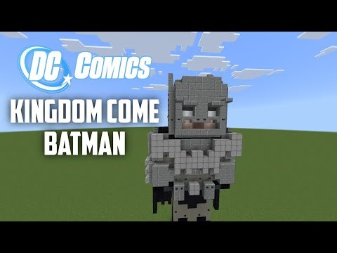 Minecraft Kingdom Come Batman (DC Comics) Statue Tutorial