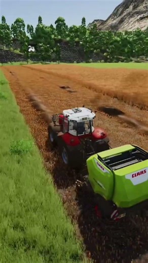 FARMING SIMULATEUR 25 « RAMASSAGE DE PAILLE AVEC COURSEPLAY »