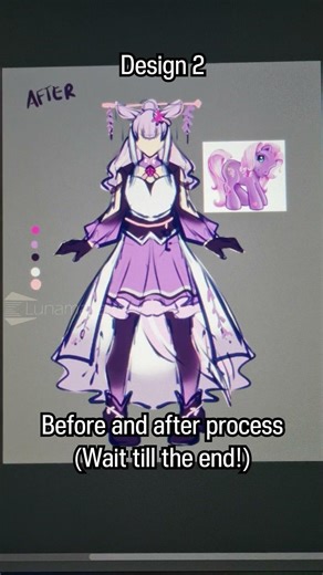 Before and after! | #oc #mlp #mylittlepony #originalcharacter #arknights