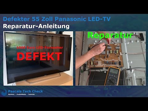 Repair instructions || For defective Panasonic TX-55DXF687 55-inch LED TV (LED television)