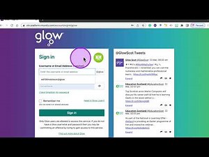 Logging in to your Glow account