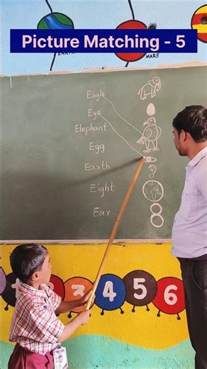 Picture Matching - 1st class activity | Vocabulary building | Teacher Innovation Ideas #vocabulary