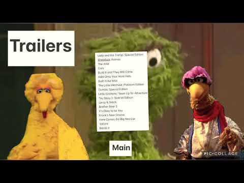 Trailers Menu From Sesame Street: Follow That Bird: 20th Anniversary Ruthie Edition 2005 DVD