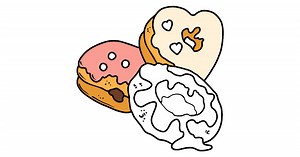 Different Shaped Donuts coloring page ♥ Online and Print for Free!