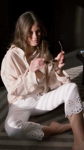 White summer jeans KICK embro | MAC Jeans Spring/Summer 2026