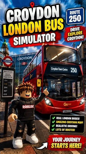 Roblox I Play A Amazing Game Croydon: London Bus Simulator 🚌🚌😀😀