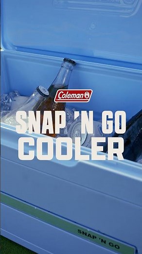 Coleman® Snap 'N Go Collapsible Cooler Box - there when you need it, gone when you don't