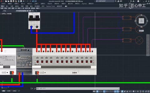 教您自己搭建KNX系统智能家居，第四期-KNX系统开闭模块的接线方法