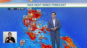 63K views · 1.5K reactions | Mainit sa Luzon pero magiging maulan naman halos buong linggo sa Visayas at Mindanao dahil sa namuong low pressure area (LPA). #WeatherPatrol Para sa mga kaugnay na ulat, magtungo sa news.abs-cbn.com/weather. | TV Patrol | Facebook