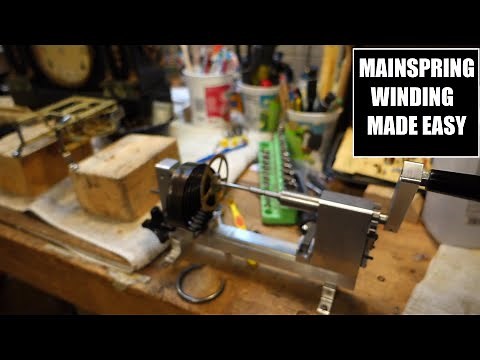 Ollie Baker style mainspring winder - quick view