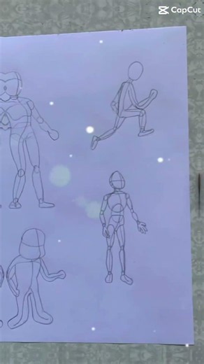 Effect on my traditional draw human_shape sketchbook