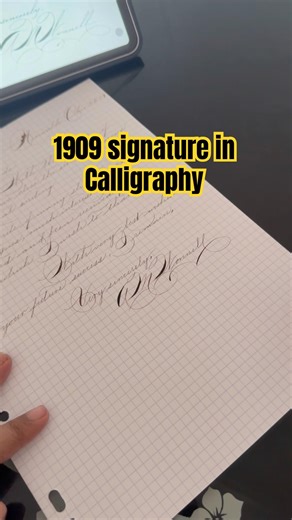 Calligraphy signature #calligraphy #art #cursive #timelessswirls