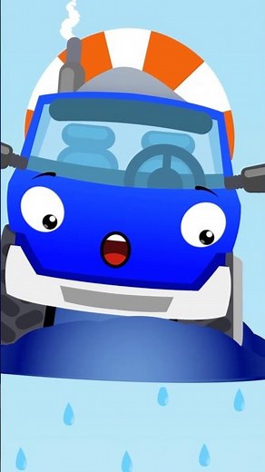 🚒🚧 Concrete Mixer & Fire Truck – Super Flying | Car Cartoon For Kids 🚚✨ #animation #cars