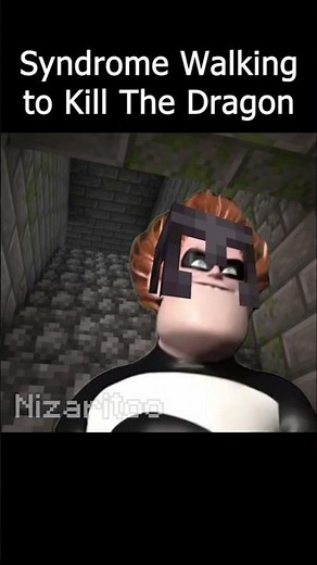 Syndrom Walking To Kill The Ender Dragon. #minecraft #memes #shorts #nizaritoo