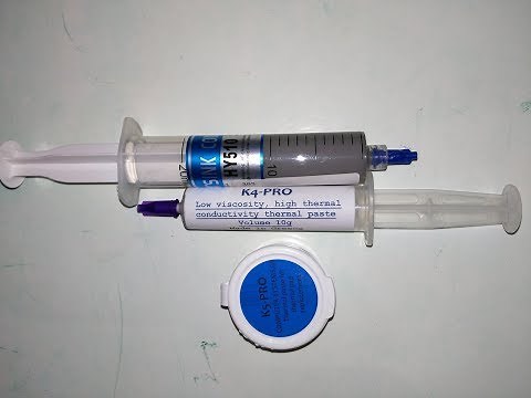 HY510 vs K4/K5-Pro Thermal Pastes Comparison （Check Description）