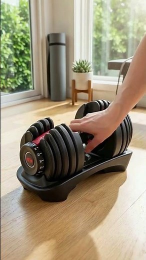 Bowflex SelectTech Adjustable Weights and Dumbbells #fullbodyworkout