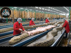 Inside The Snake Leather Factory: From Snake Skin to Luxury Jacket (Full Process)